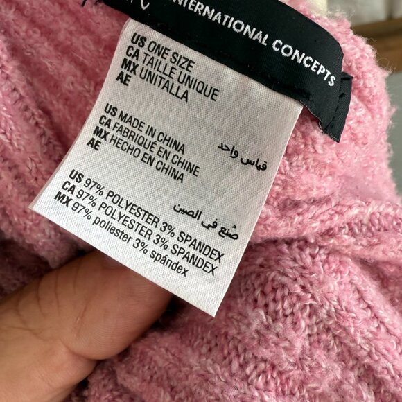 Cozy Pink Scarf - Picture 2 of 2